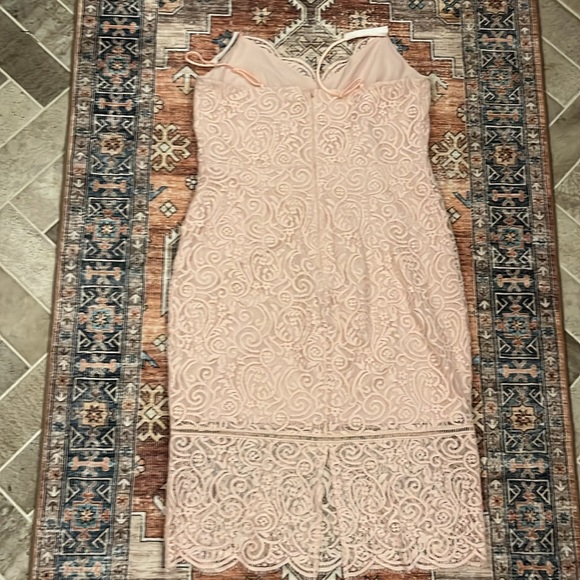 Express Pink Lace Layered Slip Dress NWT - Picture 2 of 3
